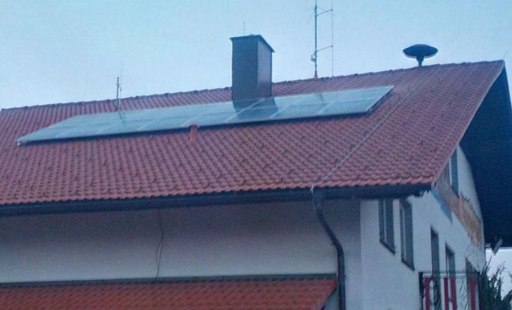 PV-Anlage auf dem Zeughaus in Lauterbach
