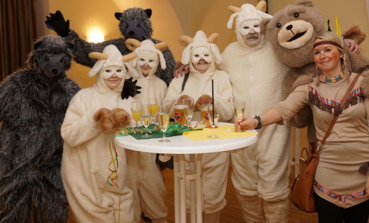 Alle Schäfchen beisammen.