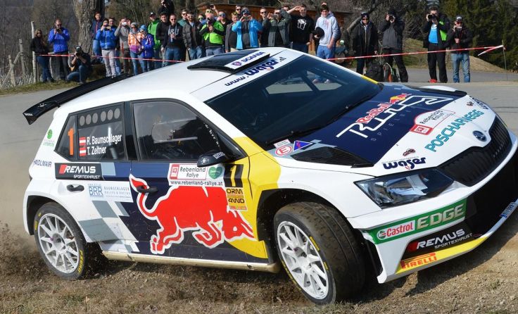 Raimund Baumschlager und sein Co-Pilot Thomas Zeltner holten Platz zwei.