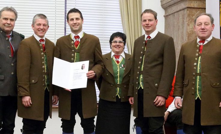 Bereits zum fünften Mal wurde der Musikverein Weinzierl-Altpernstein geehrt. Foto: Land OÖ/Kraml