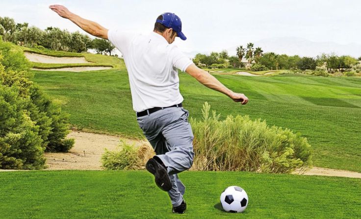 Beim 18-Loch-Footgolf-Turnier kann jeder kostenlos teilnehmen. Foto: Dilly Resort