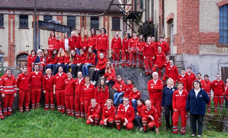 Die aktiven Mitglieder des Roten Kreuzes Grünburg-Steinbach, Foto: OÖRK