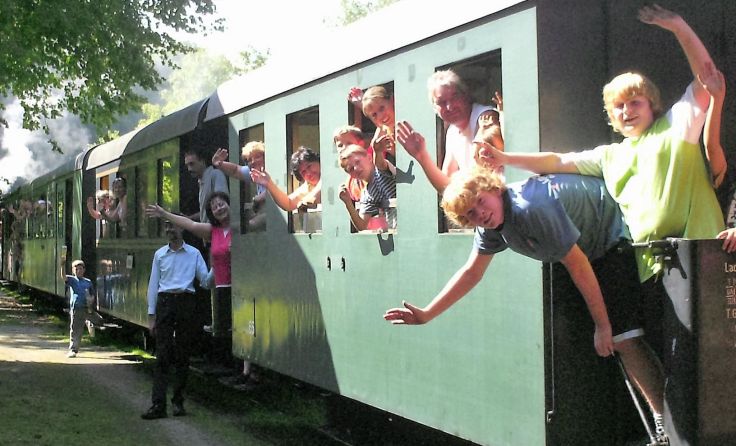 Die Fahrt der Generationen im vergangenen Jahr mit der Steyrtalbahn
