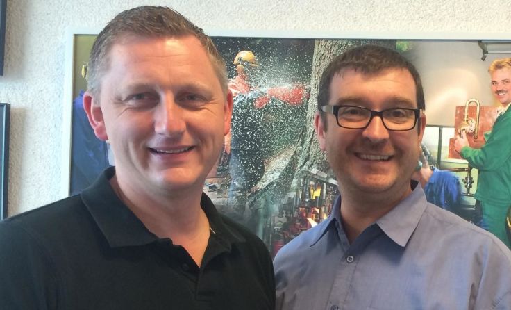 Reinhold Binder und Thomas Auer (v. l.)