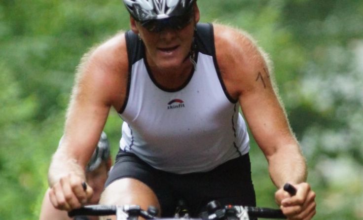 Egon Graßegger am Mountainbike