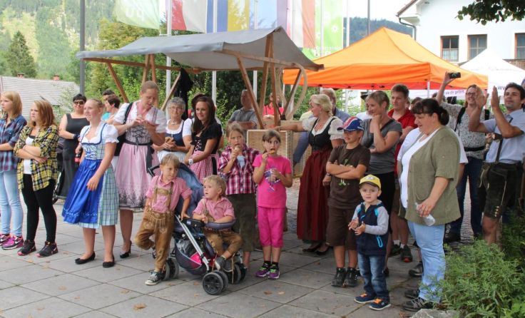 Beim Stoderer Dorffest werden Groß und Klein bestens unterhalten. Foto: Gemeinde Hinterstoder