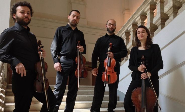 Das Quartetto Delfico aus Italien ist in der Pilshalle in Steinbach/Steyr zu hören.