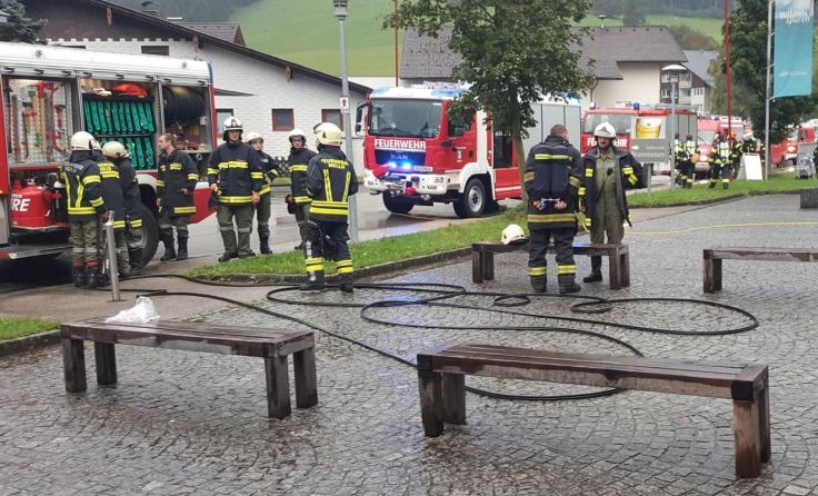 Die Mollner Feuerwehren wurden zu einem Brand alarmiert.