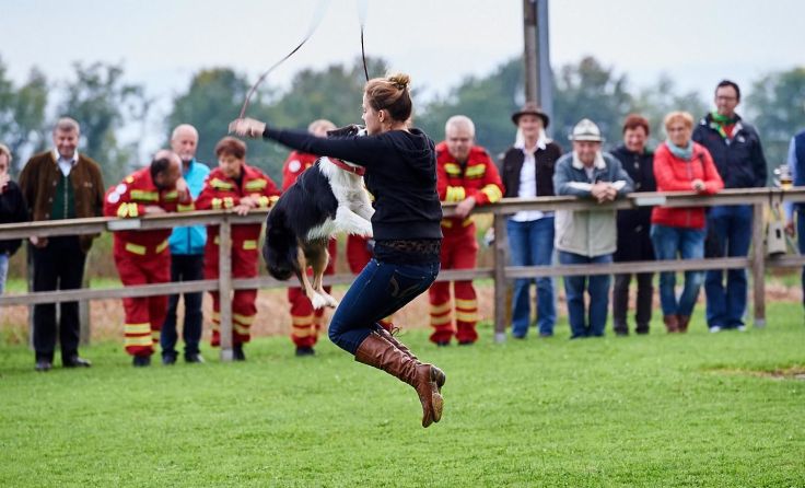 Die Besucher aus Grünburg waren von der gezeigten Show begeistert. Foto: T-Man