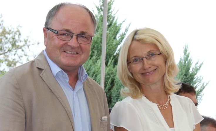 Franz Karlhuber, BBK-Obmann Kirchdorf, und Edeltraud Huemer, BBK-Obfrau Steyr, Foto: Glinsner
