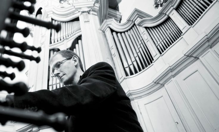 Bernhard Prammers Orgelspiel ist in der Kulturschmiede Micheldorf zu hören. Foto: Prammer