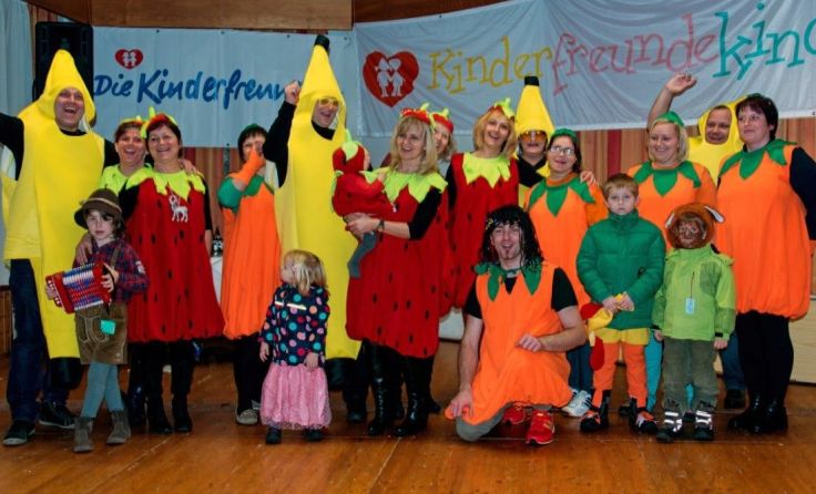 Beim Kinderfasching in Klaus wird gespielt, getanzt und gelacht. Foto: Kinderfreunde