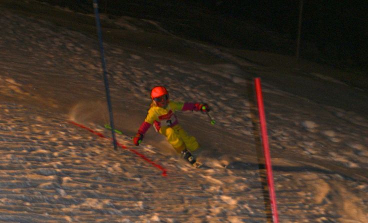 Rasant ging es beim Night Race den Dorferberg in Molln hinunter.