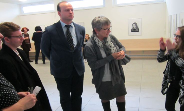 Bis Ende Mai ist die Foto-Ausstellung in der NMS Wartberg zu bewundern.