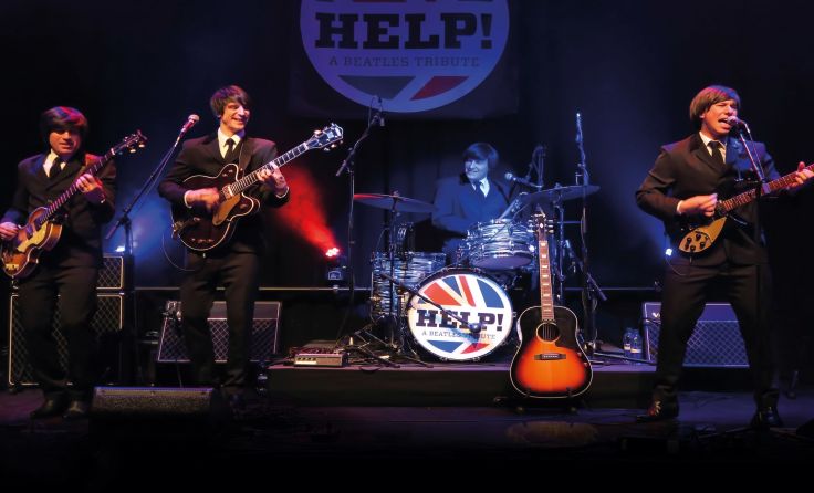 Die Slowenische Top-Beatles Tribute-Band gastiert im Lokschuppm Klaus. Foto: Bostjan Lipar