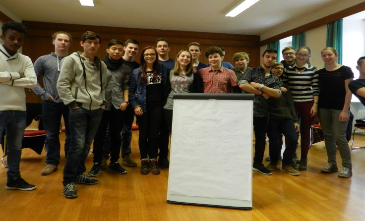 Schüler der Pflichtschulabschluss (PSA) Schule in Kremsmünster