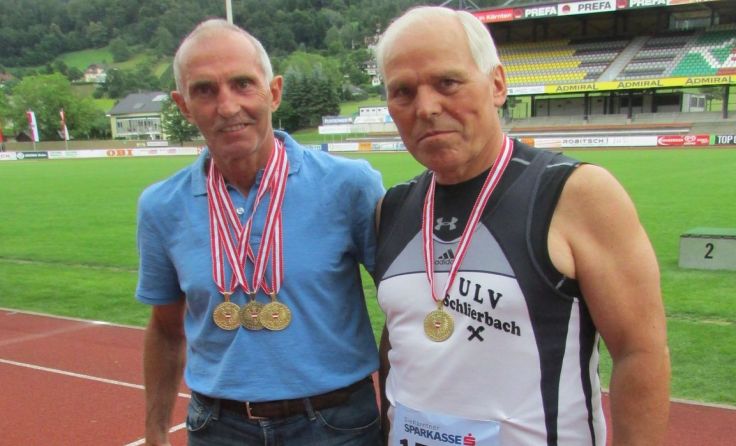 Willi Bernegger und Gottfried Schoisswohl (v. l.) holten Medaillen.