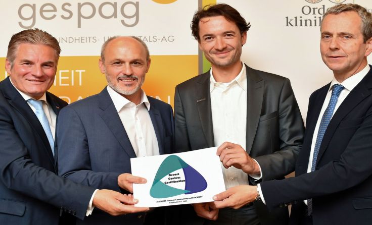 Karl Lehner, Johannes Berger, Peter Adelsgruber und Stefan Meusburger (v. l.), Foto: gespag