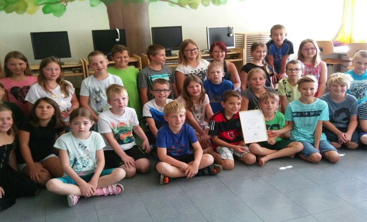 Die Volksschule Steinbach erhielt die Auszeichnung "eEducation-Expert-Schule".