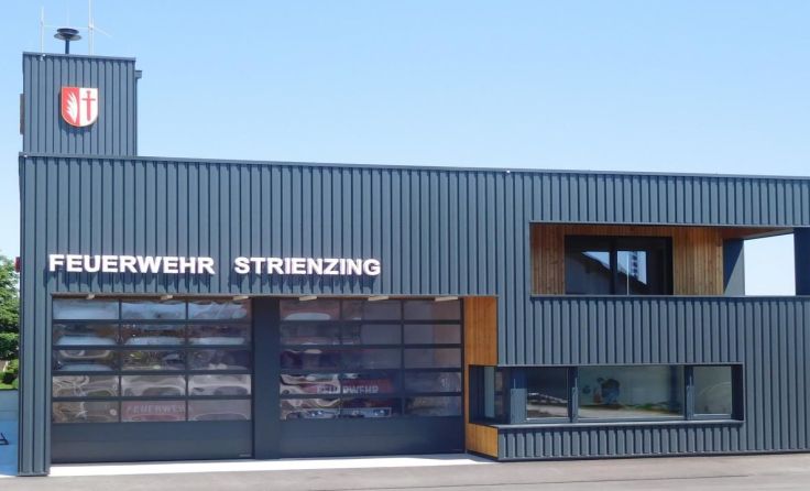 Das neue Feuerwehrhaus der Freiwilligen Feuerwehr Strienzing, Foto: FF-Strienzing