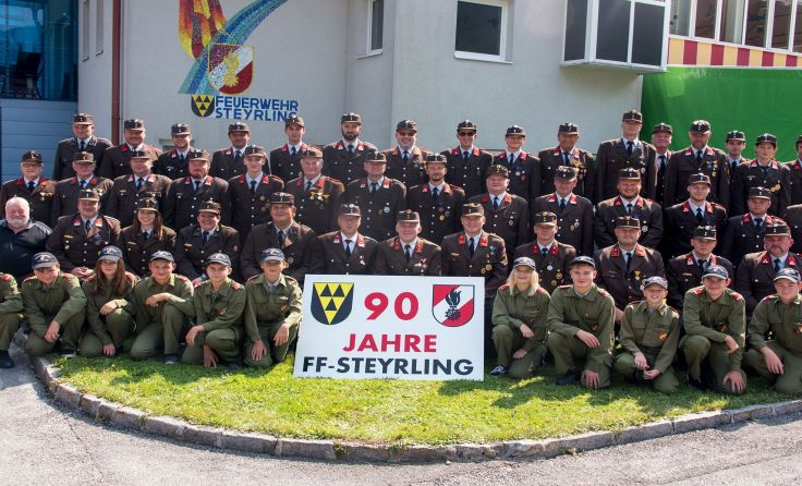 Die Kameraden der Freiwilligen Feuerwehr Steyrling, Foto: Christian Kerbl