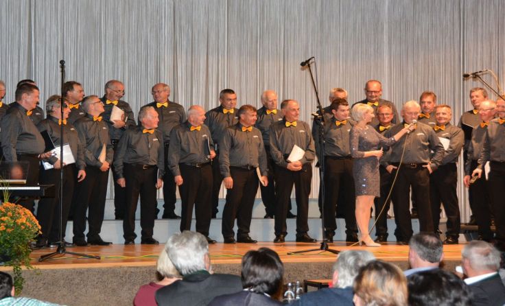 Der Männergesangsverein Grünburg-Steinbach veranstaltete ein Jubiläumskonzert.