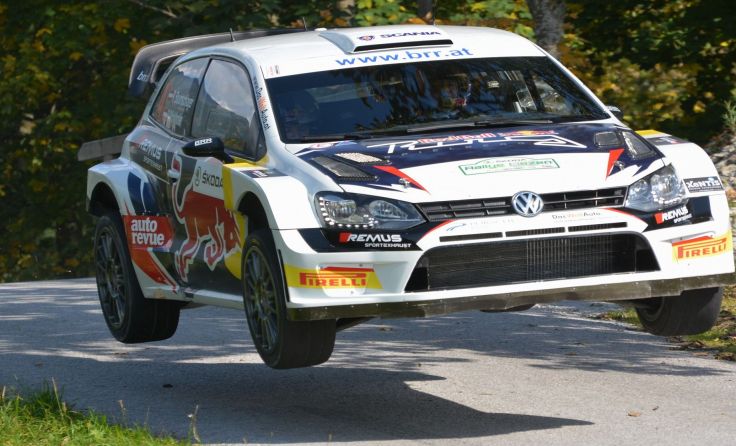Baumschlager/Winklhofer im VW Polo R WRC, Foto: Harald Illmer ir7.at