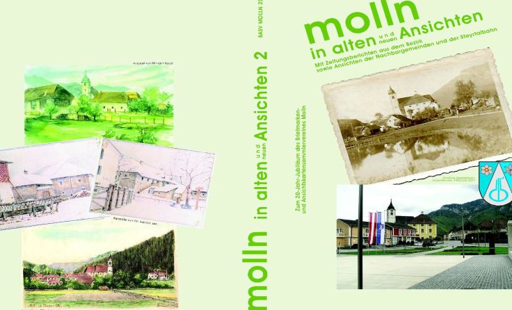 So sieht der Buchumschlag des neuen Bildbandes über Molln aus.