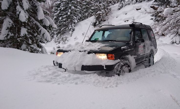 Beim 4x4 Wintertreffen kommt der Spaß am Offroad-Fahren nicht zu kurz.