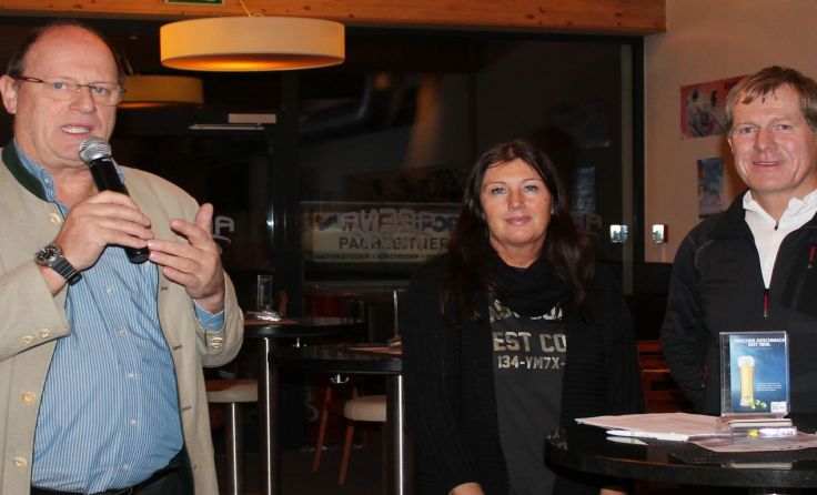 Bürgermeister Ägidius Exenberger, Karin Kauder und Helmut Holzinger, Foto: Egelseder