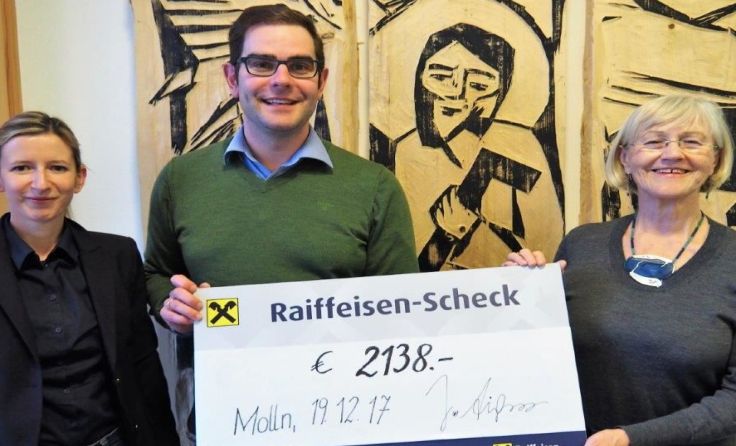 Christine und Joachim Aigner mit ETMO-Obfrau Waltraud Steiner (v. l.)