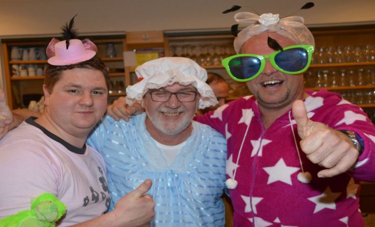 Die Party der Naturfreunde ist alles andere als zum Einschlafen.
