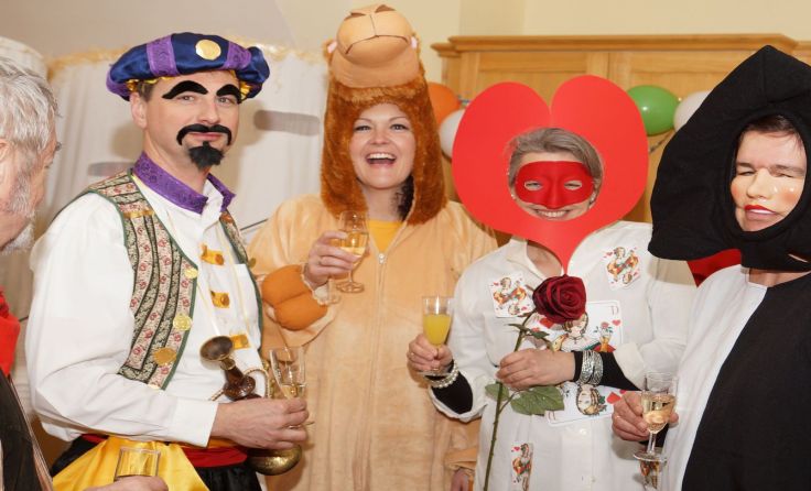 Die verschiedensten Masken waren beim Pfarrball in Windischgarsten zu sehen.