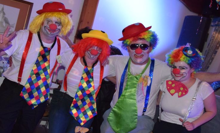 Clowns dürfen natürlich beim Fasching nicht fehlen. Foto: Brandstätter