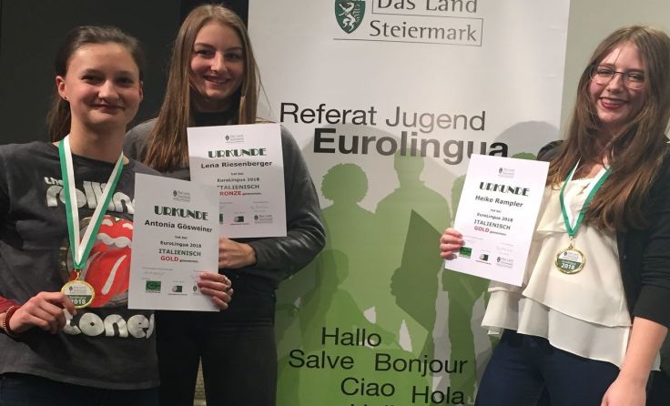 Antonia Gösweiner, Lena Riesenberger und Heike Rampler (v. l.)