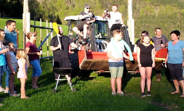Die "Grill pool challenge" der Faschingsgilde Steyrling wurde bildlich festgehalten.