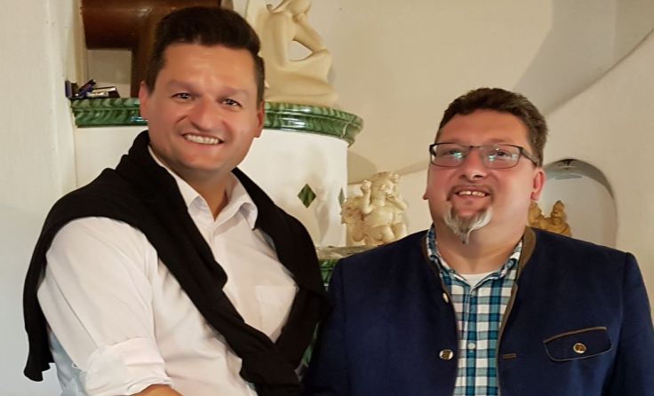 LAbg. Michael Gruber und Obmann Robert Cicona (v.l.), Foto: FPÖ