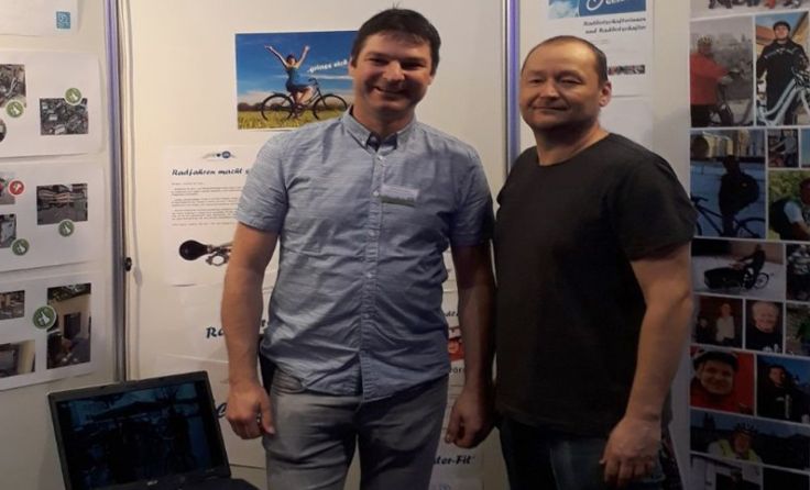 Jürgen Einramhof und Gerhard Bruckner beim Radvernetzungstreffen, Foto: Marktgemeinde Kremsmünster