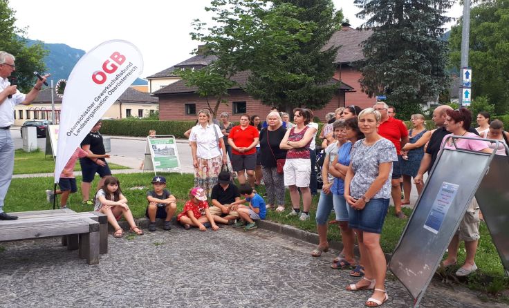 Kundgebung in Molln, Foto: ÖGB