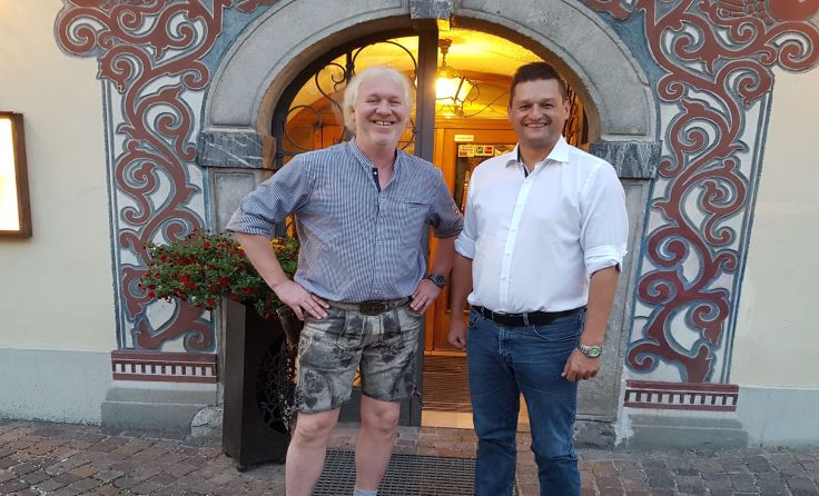 Franz Kemmetmüller und Landtagsabgeordneter Michael Gruber (v. l.), Foto: FPÖ