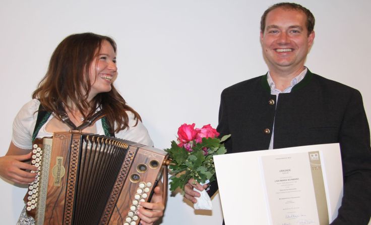 Lisa Maria Schwarz (l.) und Helmut Gutleder, Foto: Karl Schwarz
