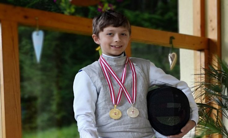 Georg Pecnik holte zwei Medaillen bei den Jugendmeisterschaften.