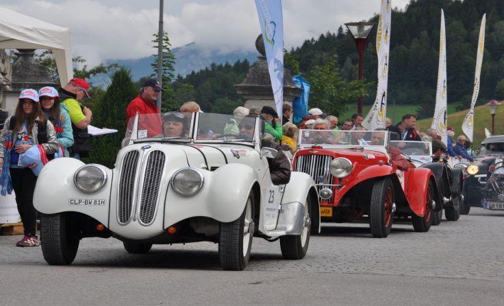 Die Ennstal Classic macht wieder Halt in Spital am Pyhrn. Foto: TVB Pyhrn-Priel / Seebacher