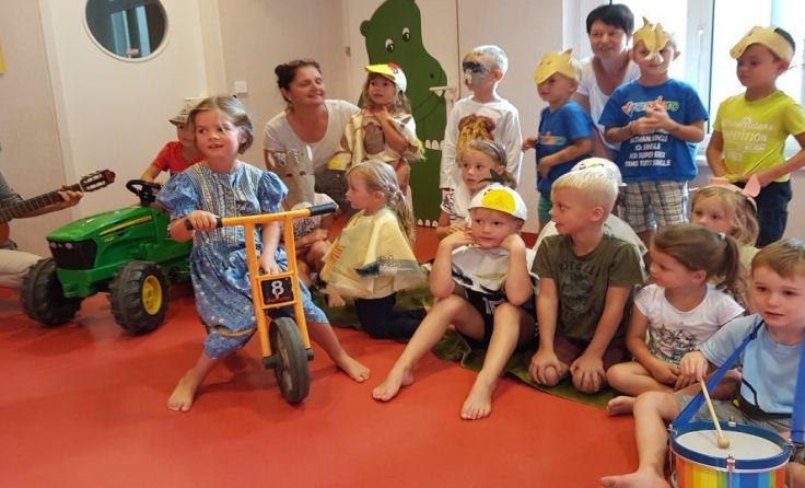 Im Kindergarten Molln wurde ein Bilderbuch nachgespielt. Foto: Kindergarten Molln