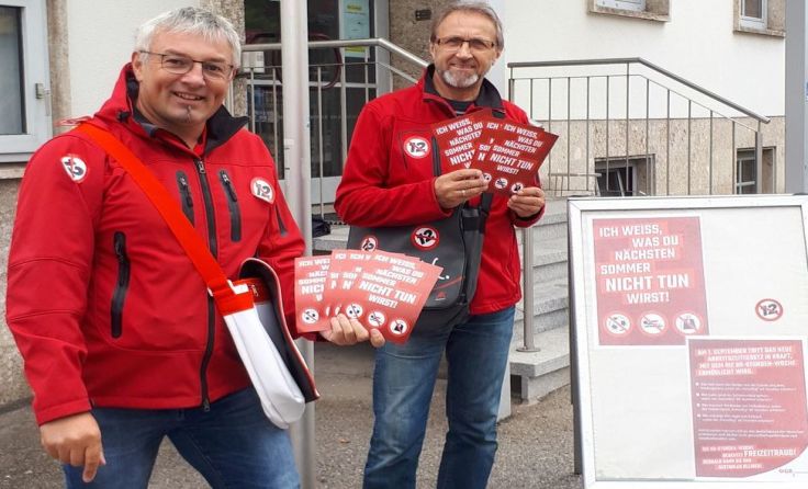 ÖGB-Regionalsekretär Andreas Hubauer und ÖGB-Vorsitzender Rudolf Diensthuber (v.l.)
