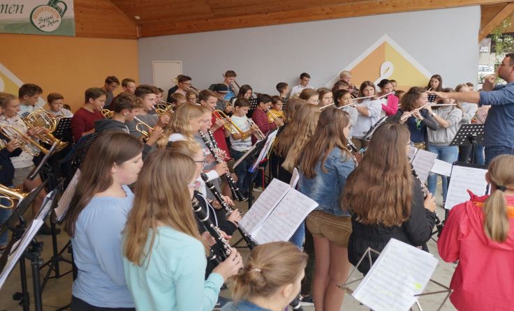 Das Konzert des Music-Camps 2018 in Spital am Pyhrn, Foto: OÖBV Kirchdorf/Krems