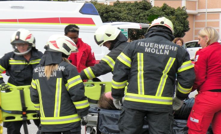 Die Einsatzkräfte zeigten ihre Fachkenntnisse beim Moinfest. Foto: Franz Buchecker