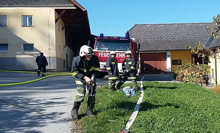 Die Feuerwehr führte in Inzersdorf eine Pflichtbereichsübung durch. Foto: FF Inzersdorf