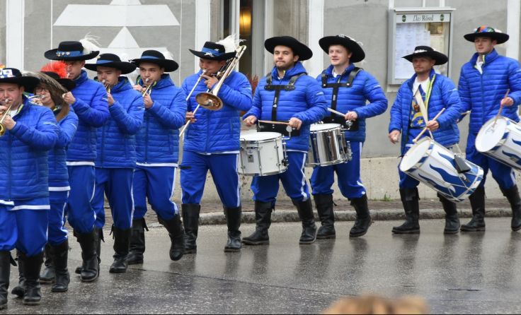 Der Fanfarenzug in Windischgarsten