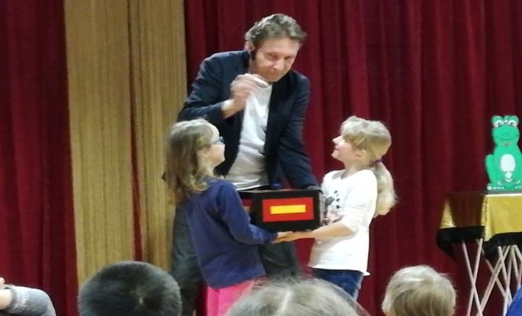 Zauberer Freddy gastierte im Kindergarten Molln. Foto: Kindergarten Molln
